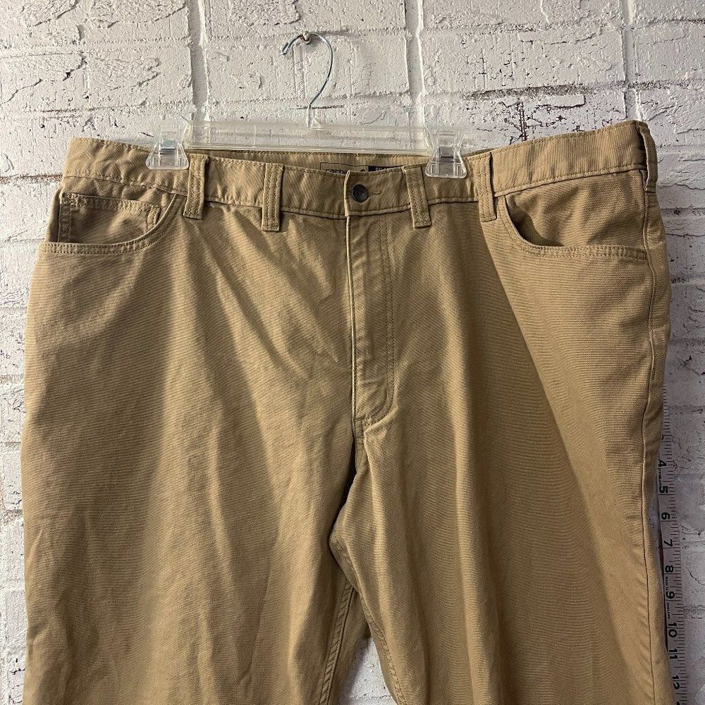 Carhartt Relaxed Fit Work Pants Men's 44x30 Brown Canvas